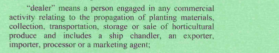 Who is a dealer?